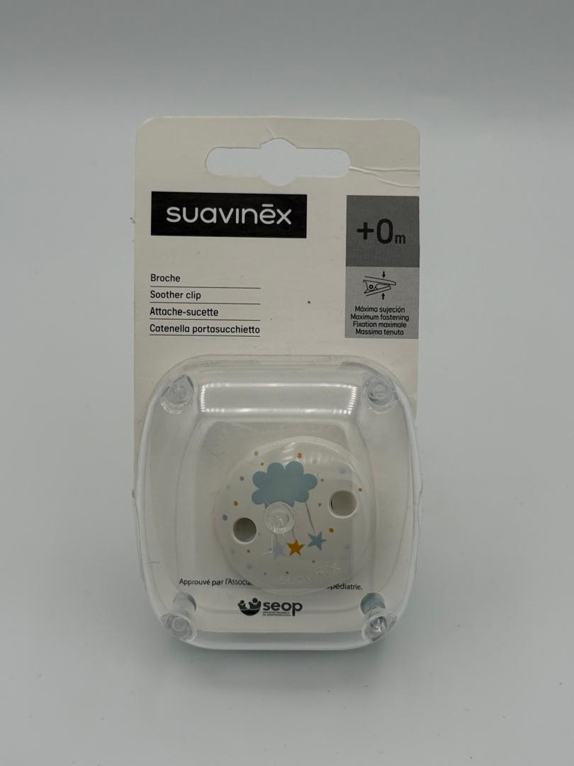 Suavinex Attache-sucette Bleu, +0M – Image 2