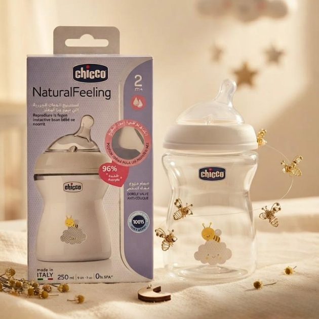 Biberon Natural Feeling 250ml Nuage
