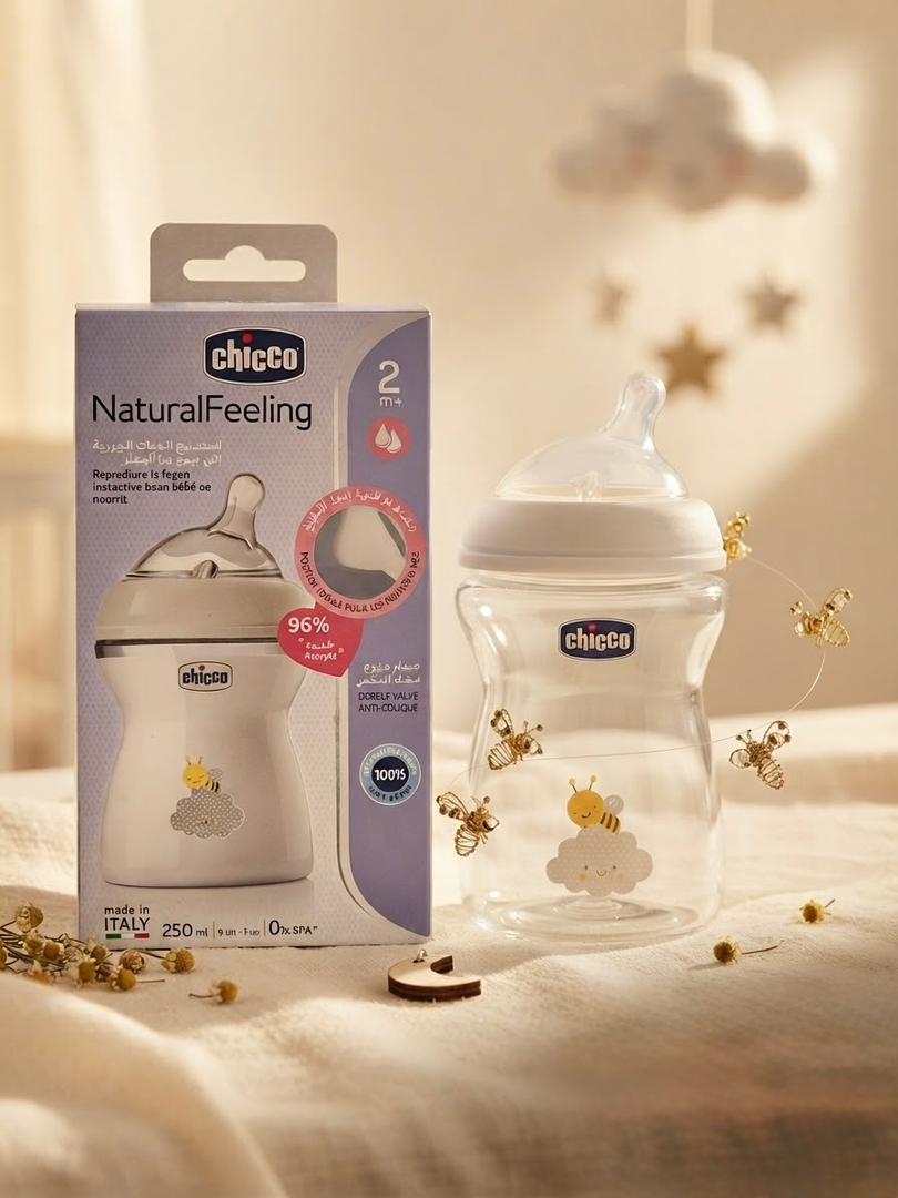 Biberon Natural Feeling 250ml Nuage
