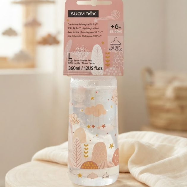Biberon Suavinex Dreams 360ml L Pink