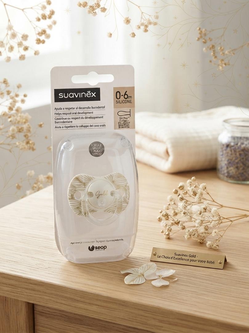 Sucette Suavinex Gold, 0-6M