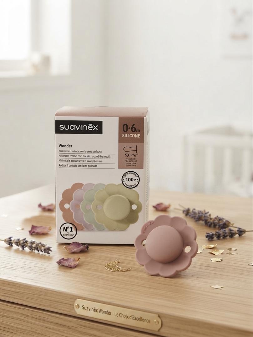 Sucette Suavinex Wonder Rose , 0-6M