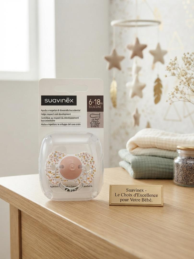 Sucette Suavinex Rose, 6-18M