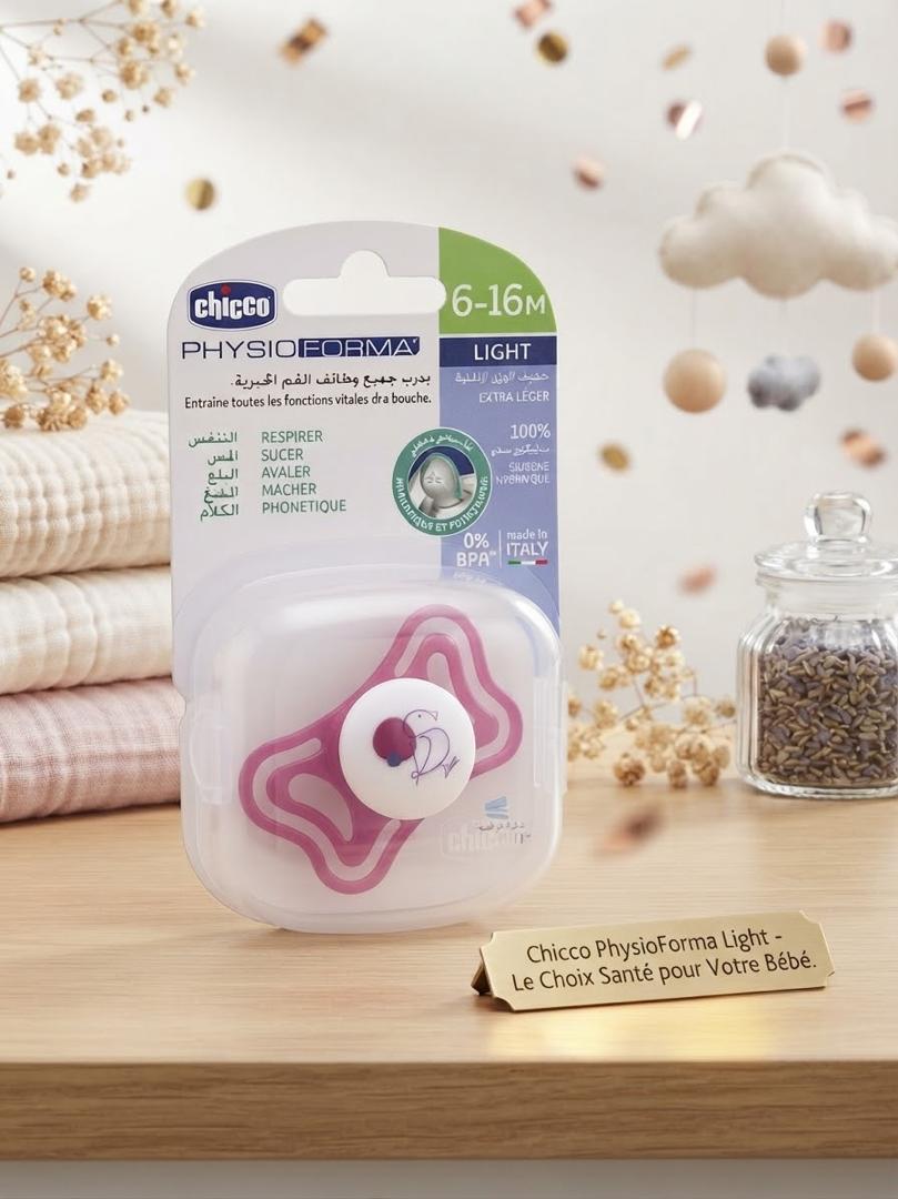 Chicco PhysioForma Light - Rose/Oiseau, 6-16M