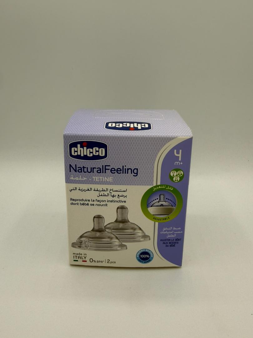 Tétine Chicco NaturalFeeling 4m+ (Débit Variable) - 2 pièces – Image 2