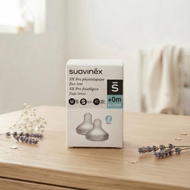 Suavinex Tétines SX Pro - Flux Lent, +0M