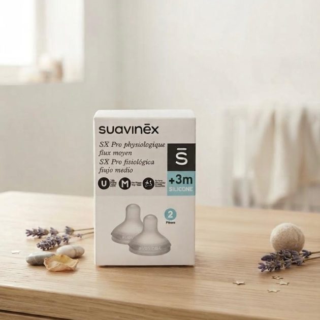 Suavinex Tétines SX Pro - Flux Moyen, +3M