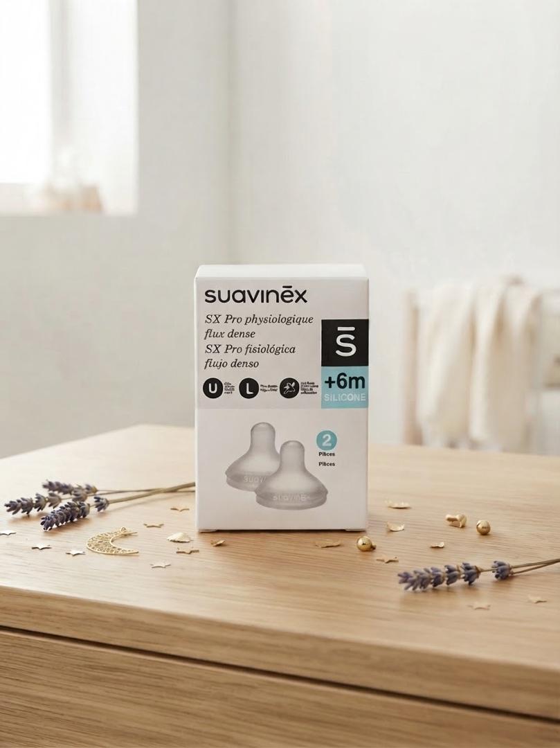 Suavinex Tétines SX Pro - Flux Dense, +6M